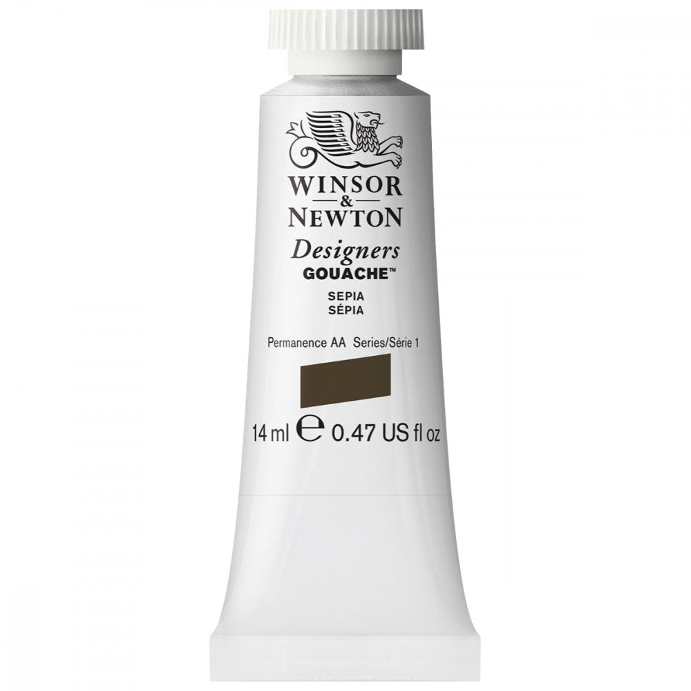 Tinta Guache Winsor & Newton Designers 14ml S1 609 Sepia